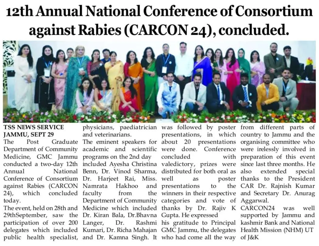 CARCON 2024 (Jammu) - National Conference